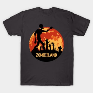 Zombieland Halloween Design T-Shirt